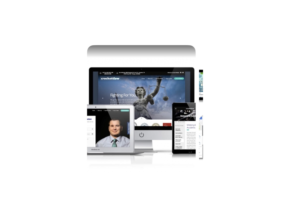 Crockett Law website redesign